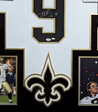 FRAMED-IN-SUEDE-NEW-ORLEANS-SAINTS-DREW-BREES-AUTOGRAPHED-SIGNED-JERSEY-JSA-COA-156000219567-2