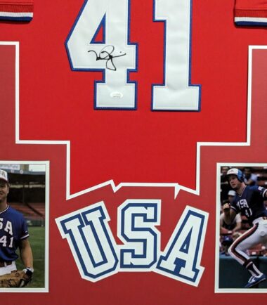 FRAMED-MARK-MCGUIRE-AUTOGRAPHED-SIGNED-TEAM-USA-JERSEY-JSA-COA-155863418007-2