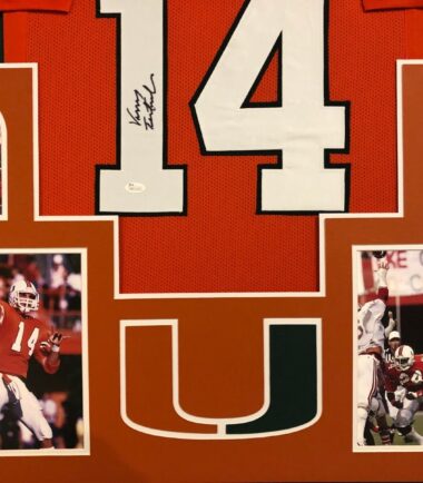 FRAMED-MIAMI-HURRICANES-VINNY-TESTAVERDE-AUTOGRAPHED-SIGNED-JERSEY-JSA-COA-163414828967-2
