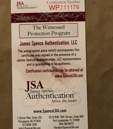 FRAMED-MIAMI-HURRICANES-VINNY-TESTAVERDE-AUTOGRAPHED-SIGNED-JERSEY-JSA-COA-163414828967-4