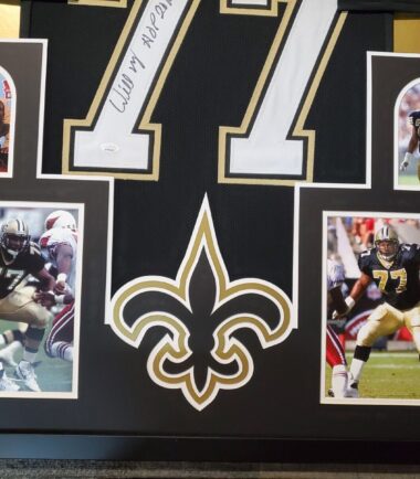 FRAMED-WILLIE-ROAF-AUTOGRAPHED-INSCRIBED-NEW-ORLEANS-SAINTS-JERSEY-JSA-COA-165832681217-2