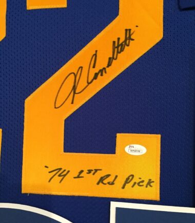 FRAMED-JOHN-CAPPELLETTI-AUTOGRAPHED-SIGNED-INSCRIBED-LA-RAMS-JERSEY-JSA-COA-152349477278-3