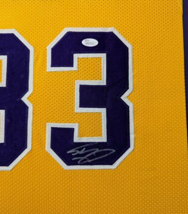 FRAMED-LSU-TIGERS-SHAQUILLE-ONEAL-AUTOGRAPHED-SIGNED-JERSEY-JSA-COA-166019225618-3