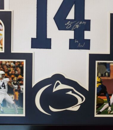 FRAMED-PENN-STATE-NITTANY-LIONS-SEAN-CLIFFORD-AUTOGRAPHED-SIGNED-JERSEY-JSA-COA-165743596978-2