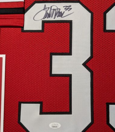 FRAMED-GEORGIA-BULLDOGS-TERRELL-DAVIS-AUTOGRAPHED-JERSEY-JSA-155686457269-3