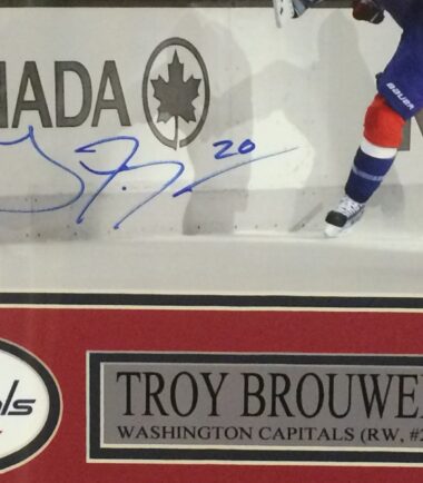 FRAMED-SIGNED-TROY-BROUWER-WASHINGTON-CAPITALS-11x14-PHOTO-WPROOF-151913362069-2